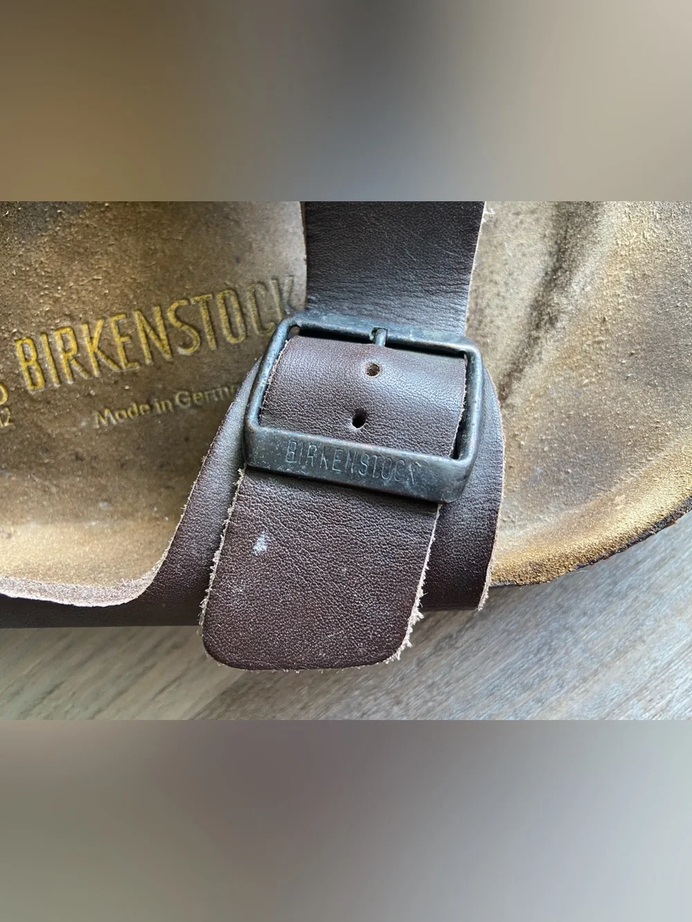 Birkenstock Milano Habana Brown Oiled Leather Sandals Men’s Size 12/ EU 45